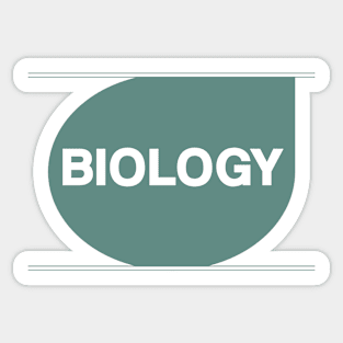 Biology  totes, phone cases, mugs, masks, hoodies, notebooks, stickers Sticker